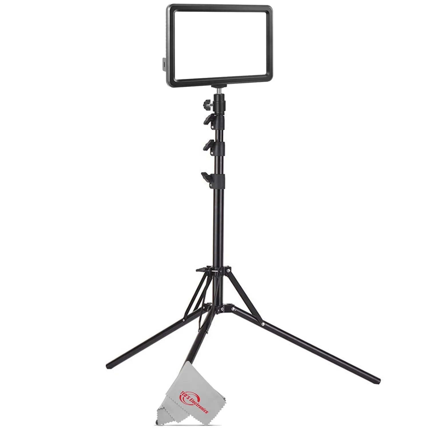 Vivitar LED Video Light Panel with Advanced Acrylic Plate Mini Studio Bundle with Lightbox and Stand