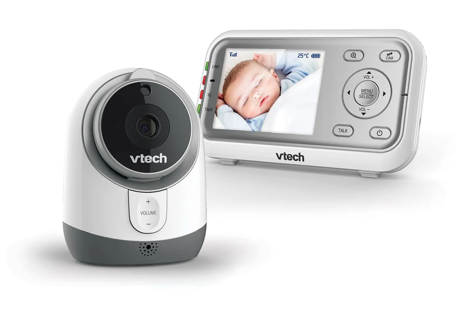 Vtech Baby Safe & Sound Full Colour Video & Audio Monitor 2.8 Inch Screen