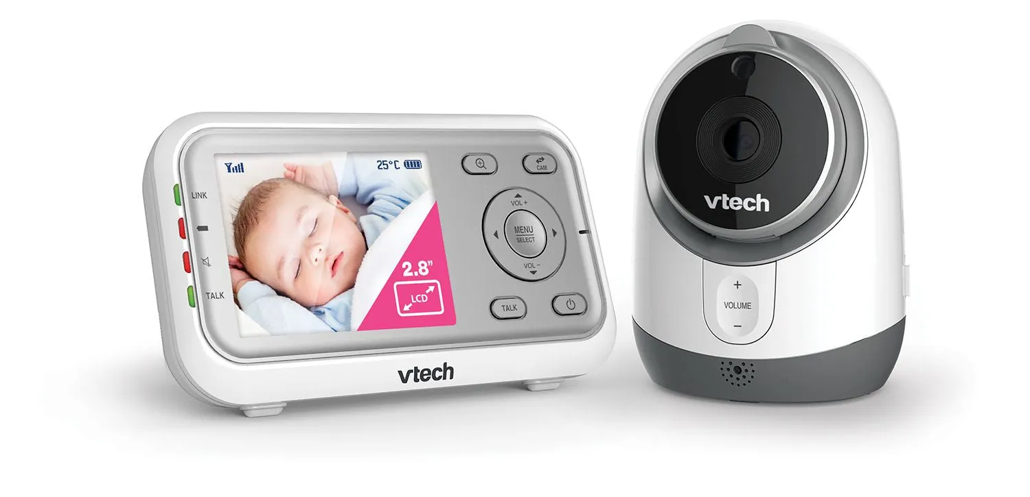 Vtech Baby Safe & Sound Full Colour Video & Audio Monitor 2.8 Inch Screen