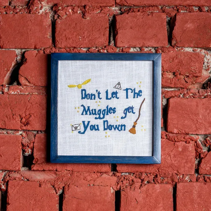 Wall Frame - Embroidered Harry Potter