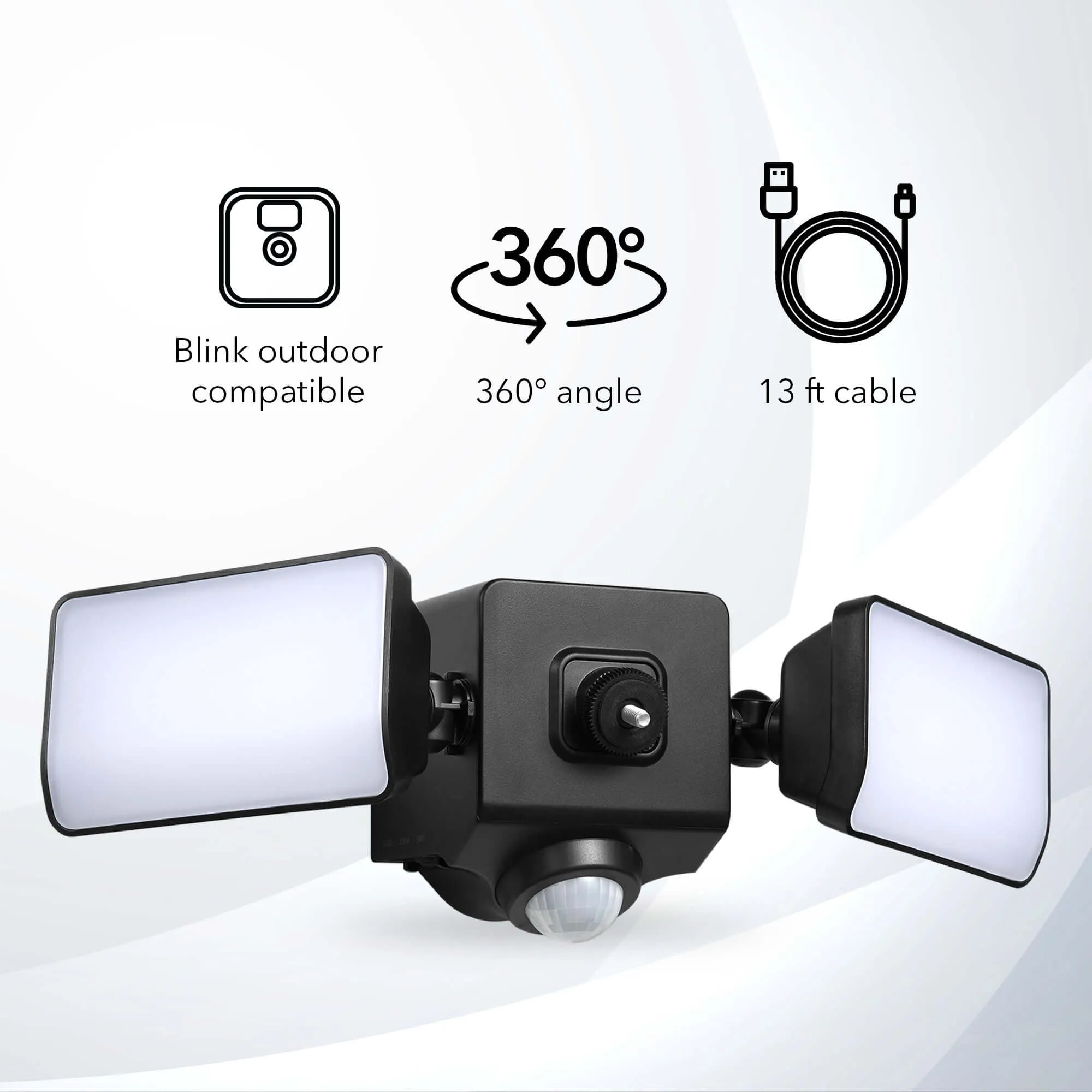 Wasserstein Blink Floodlight & Solar Panel Charger for Blink Outdoor 4 &3 / XT2