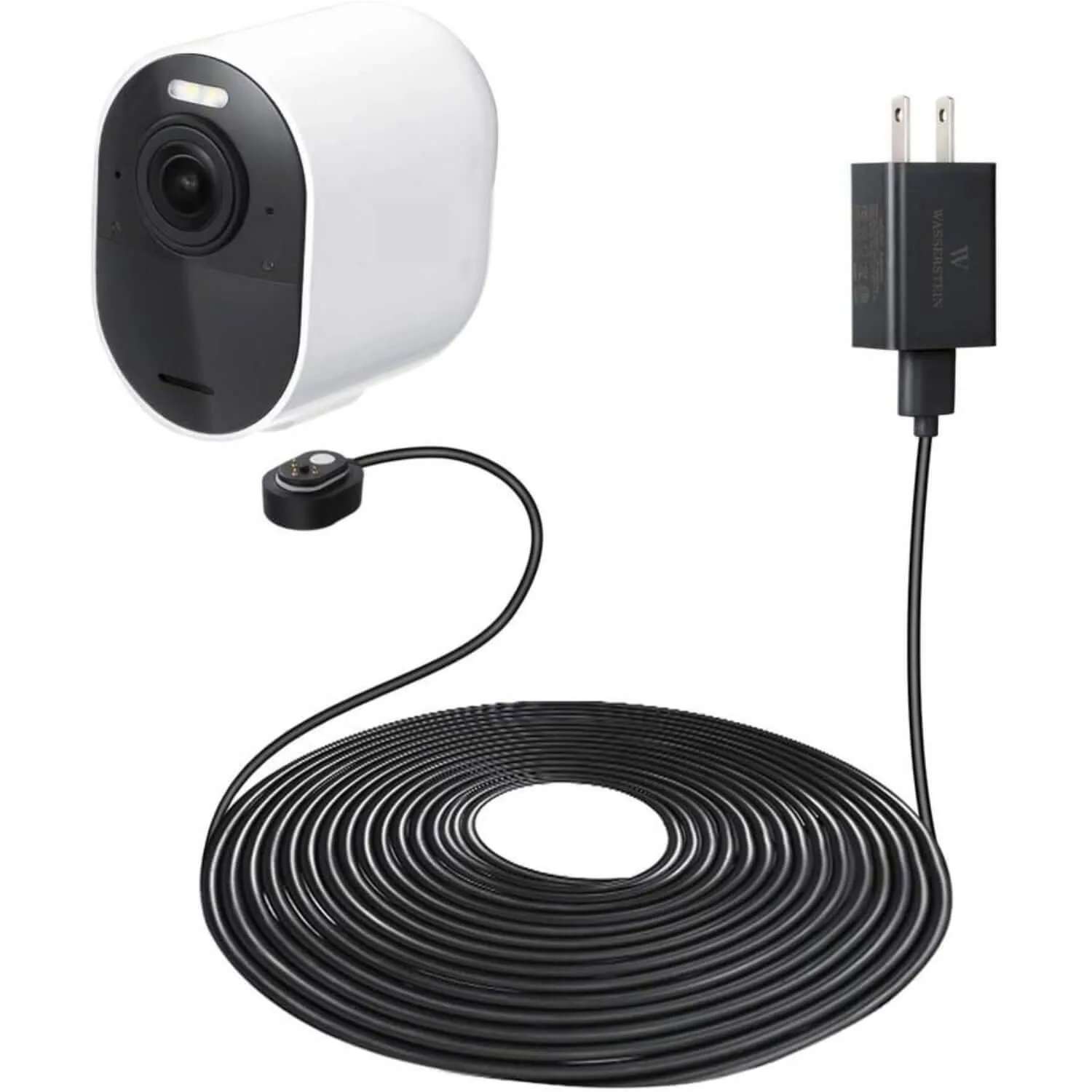 Wasserstein Magnetic Charging Cable for Arlo Ultra / Ultra 2 & Pro 3 / Pro 4| Weatherproof