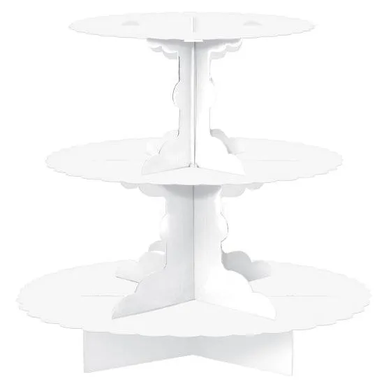 White Cup Cake Stand