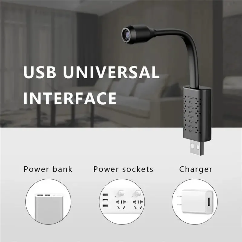 Wifi Mini DIY Camera USB 1080P Camera Motion Detect Home Security -Wifi Mini Camera