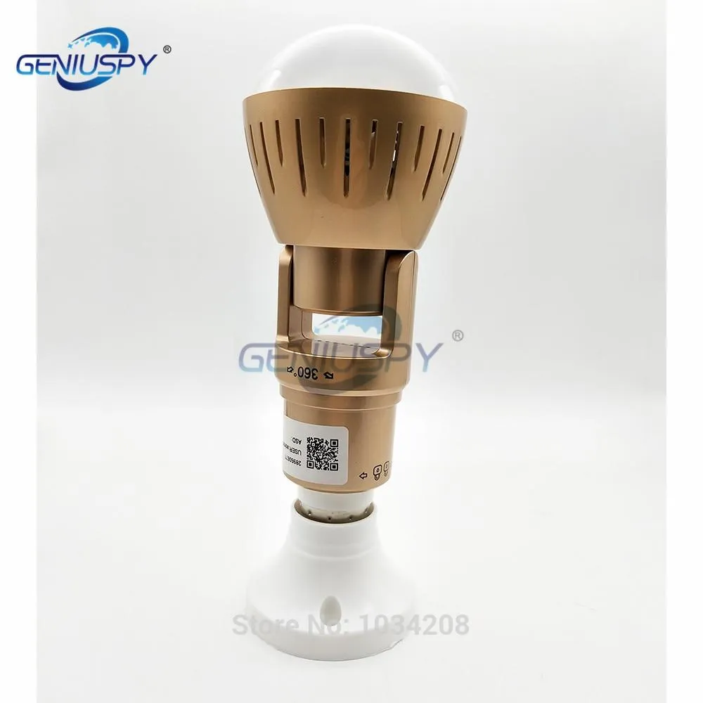 Wifi Panoramic Bulb Hidden Camera