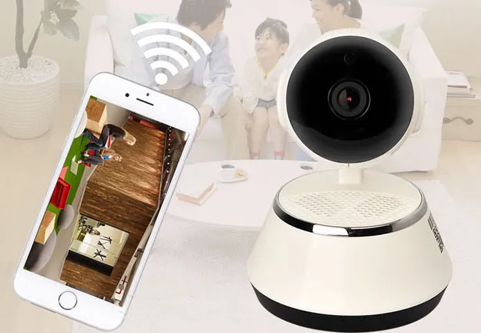 Wireless IP Camera WIFI 720P Home Security Cam Micro SD Slot Support Microphone