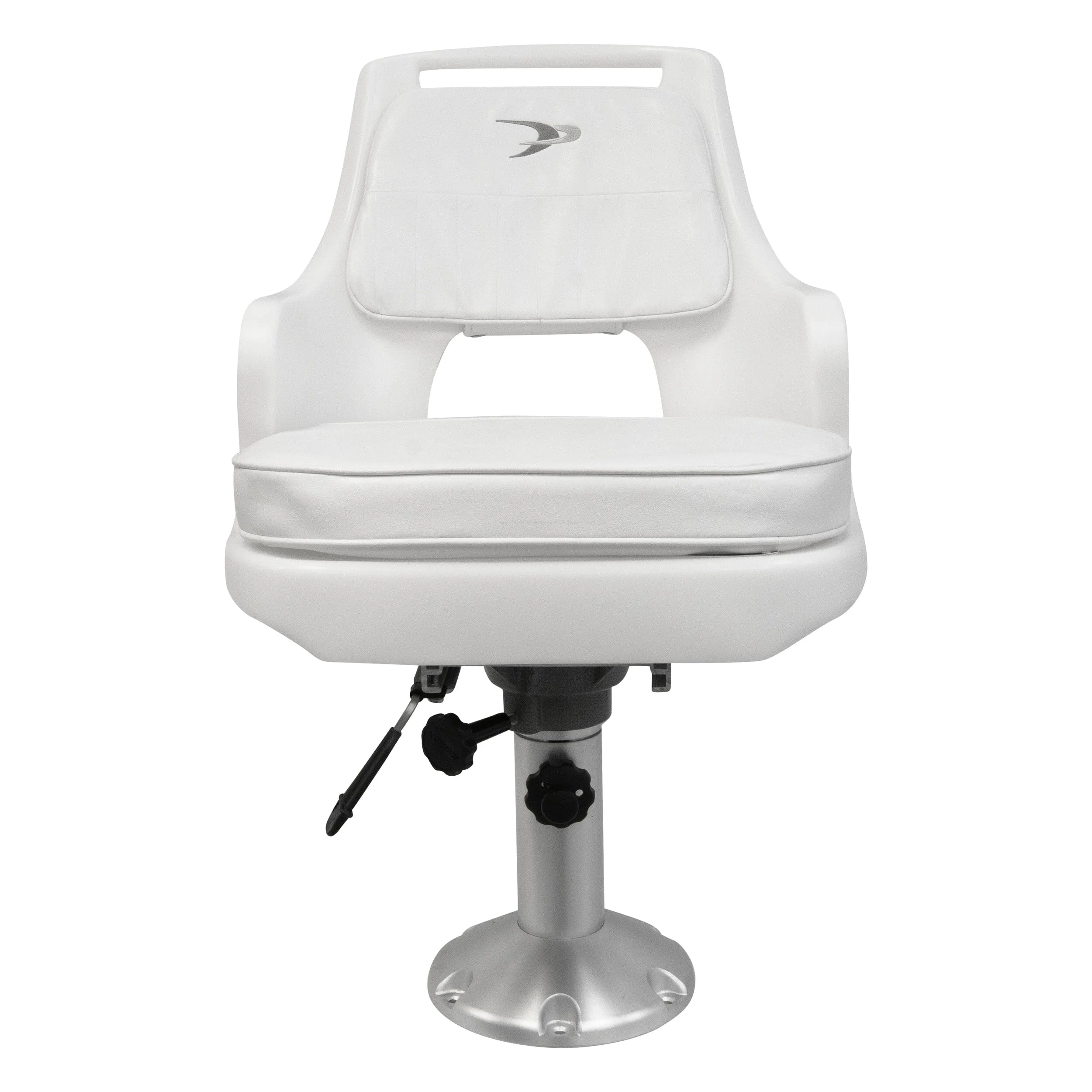 Wise 8WD015-6-710 Standard Pilot Chair & Cushions w/ Adjustable Pedestal & Seat Slide Mount