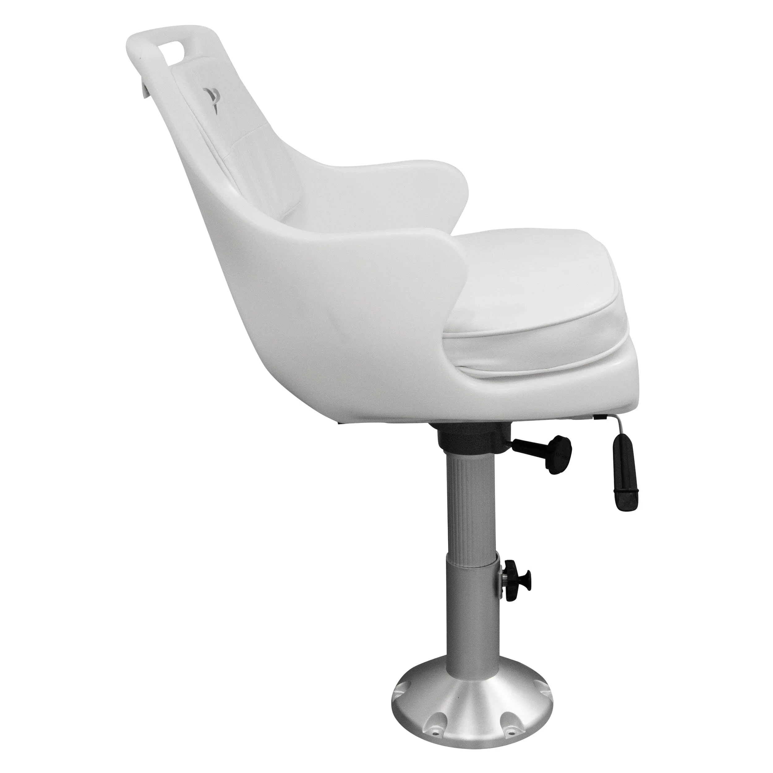 Wise 8WD015-6-710 Standard Pilot Chair & Cushions w/ Adjustable Pedestal & Seat Slide Mount