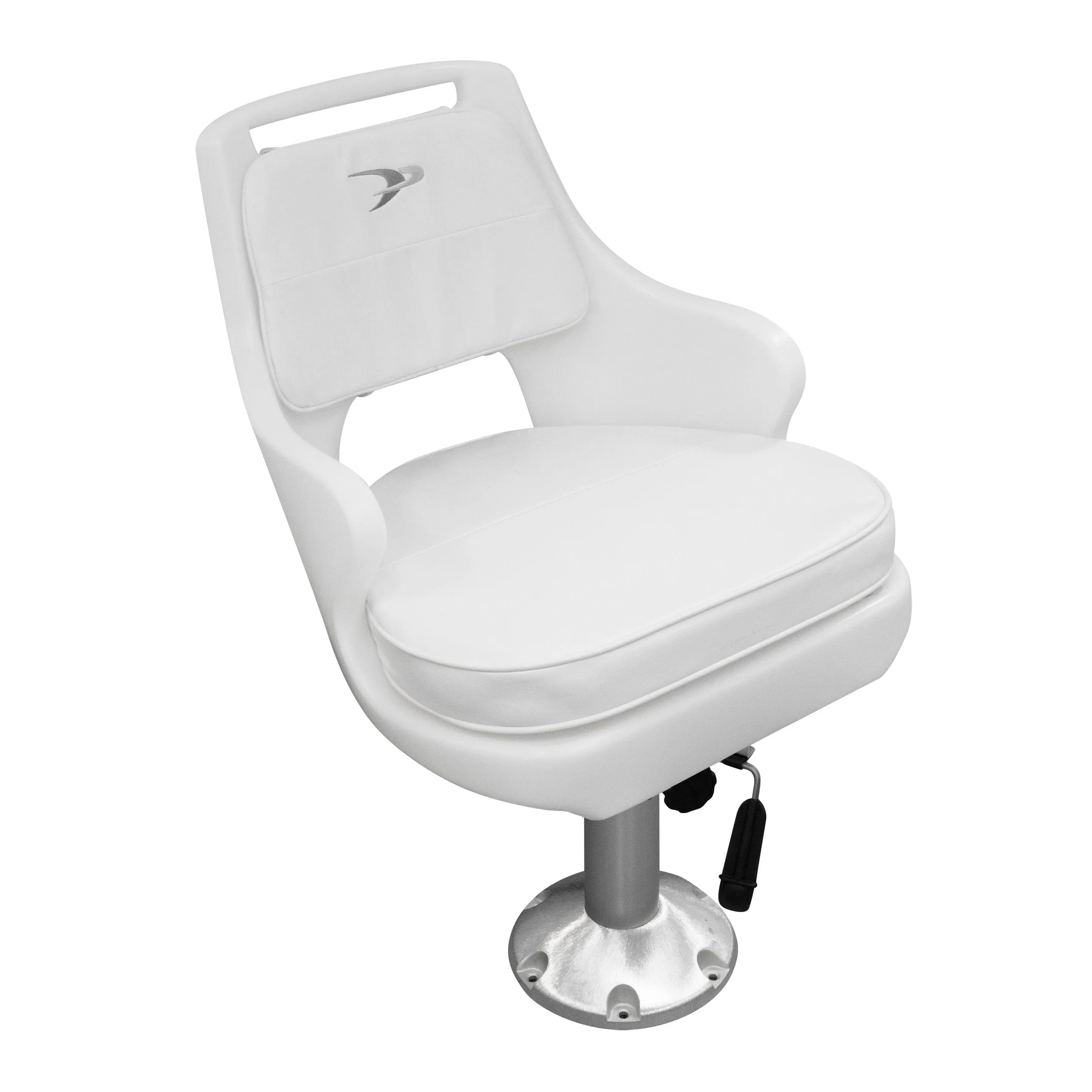 Wise 8WD015-6-710 Standard Pilot Chair & Cushions w/ Adjustable Pedestal & Seat Slide Mount