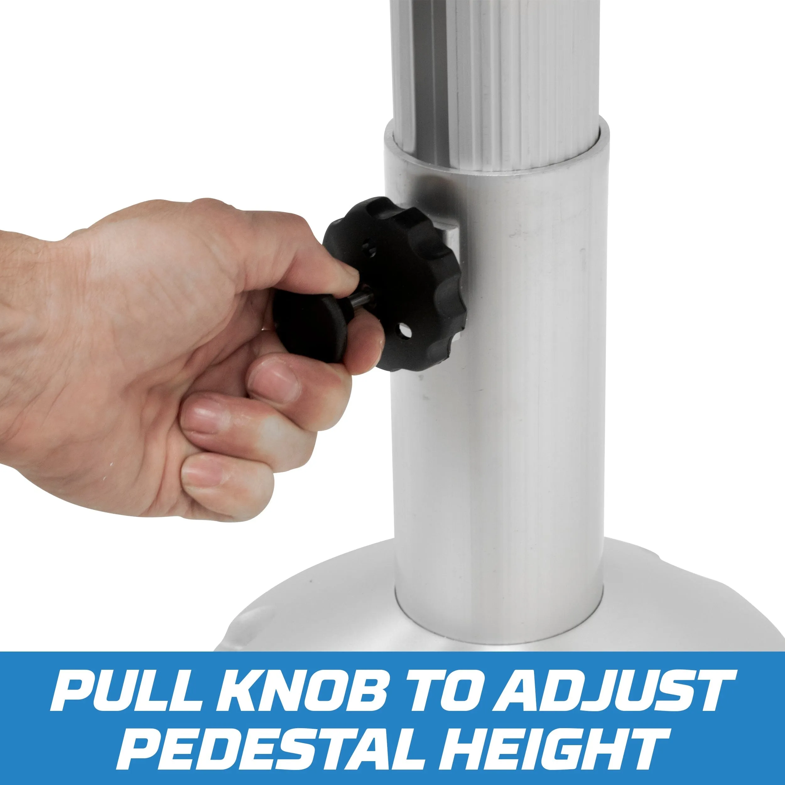 Wise 8WP21-374 - Adjustable Pedestal w/ Fore & Aft Slide