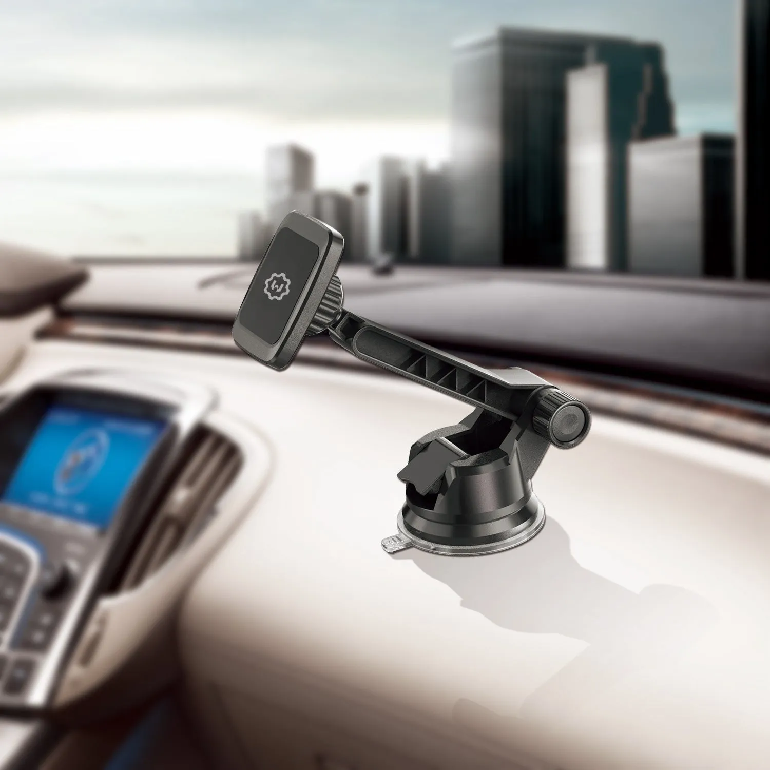 WixGear Universal Magnetic Car Mount Holder, Windshield Mount and Dashboard Mount Holder for Cell Phones AND TABLETS