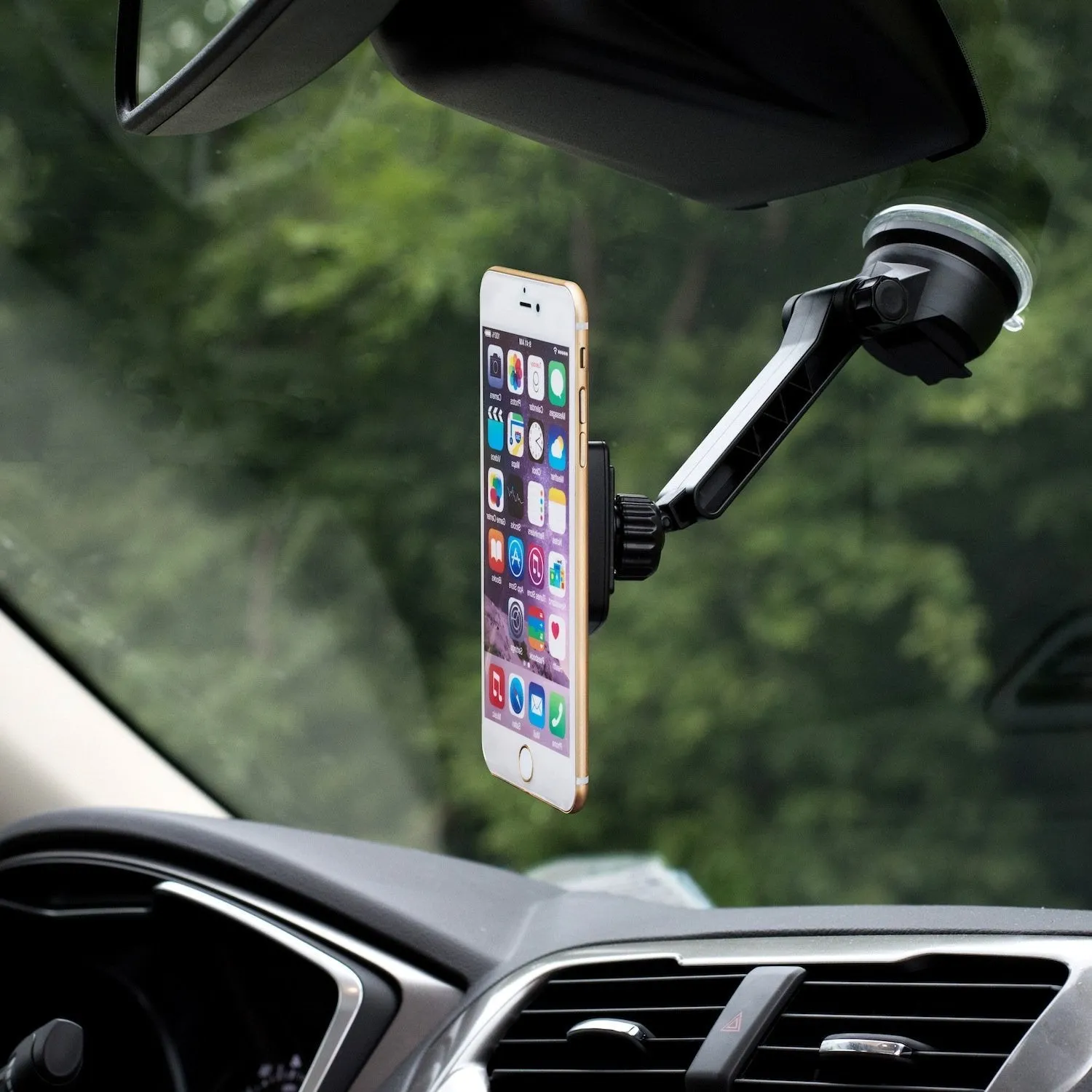 WixGear Universal Magnetic Car Mount Holder, Windshield Mount and Dashboard Mount Holder for Cell Phones AND TABLETS