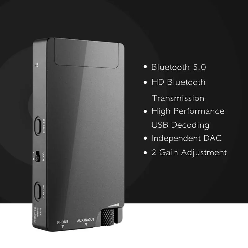 xDuoo XP-2 BT 5.0 Portable Headphone AMP DAC HiFi Audiophile USB
