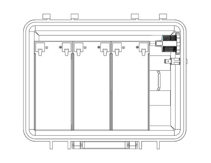 Yak-Power Power Pack Battery Box w/ Integrated USB Charging