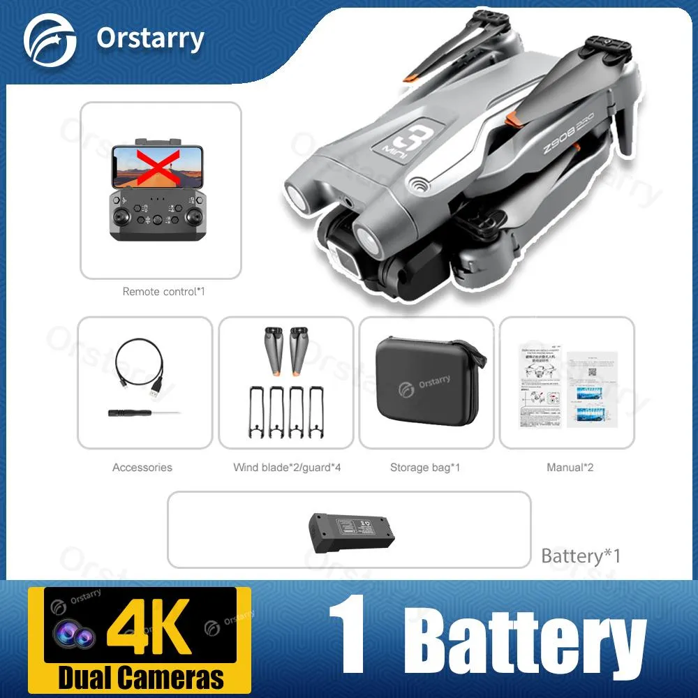 Z908 Drone 4K HD Camera Optical Flow Localization 3-sided Obstacle Avoidance