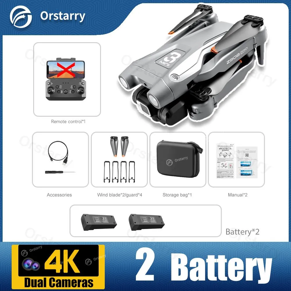 Z908 Drone 4K HD Camera Optical Flow Localization 3-sided Obstacle Avoidance