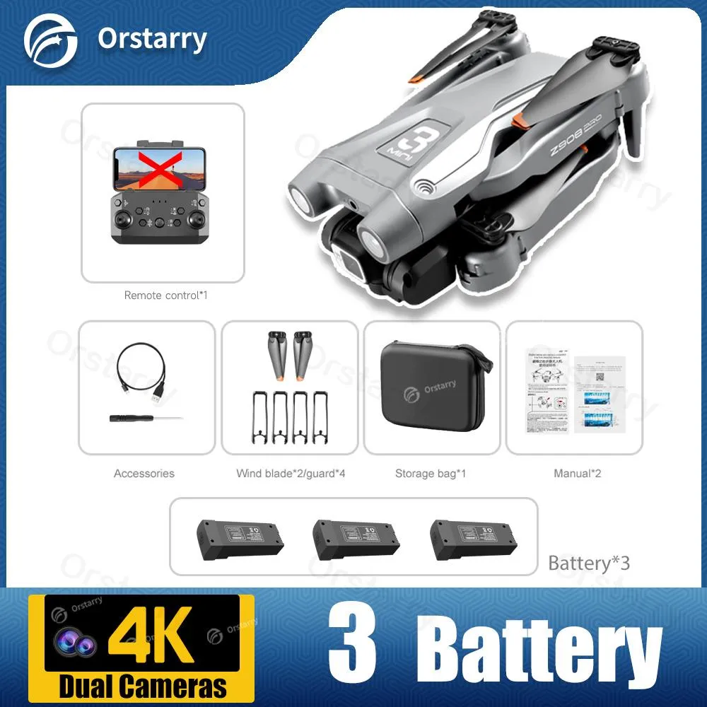 Z908 Drone 4K HD Camera Optical Flow Localization 3-sided Obstacle Avoidance